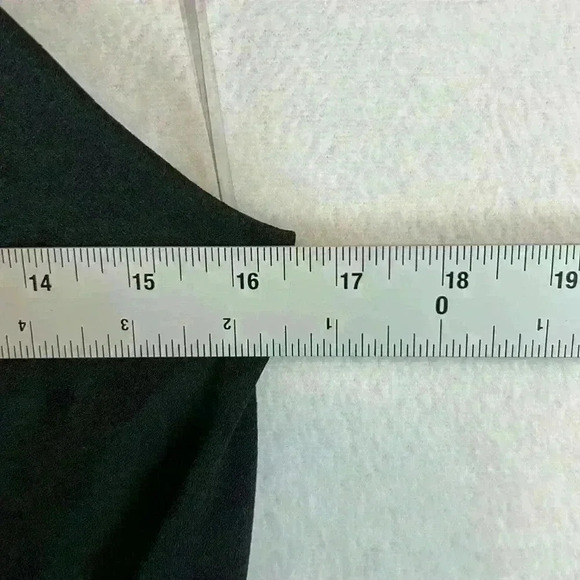 3rd + Malt Women’s Jumpsuit Size Large Black Wide Leg Sheer Midriff Stretchy - Picture 6 of 7